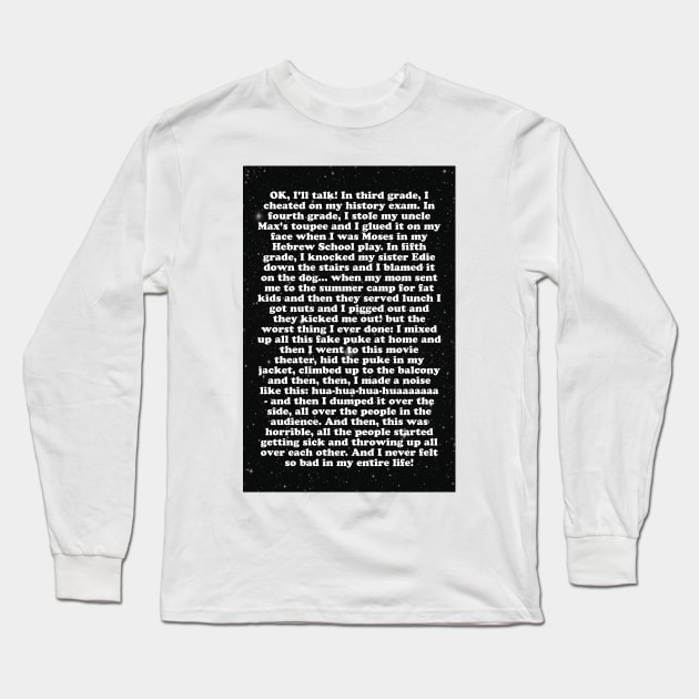 confession Long Sleeve T-Shirt by MelleNora